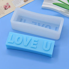 LOVE U Soap Mold 3D Silicone Candle Mold For Candle and Soap Making
