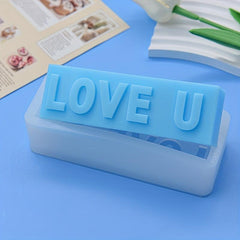 LOVE U Soap Mold 3D Silicone Candle Mold For Candle and Soap Making