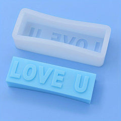 LOVE U Soap Mold 3D Silicone Candle Mold For Candle and Soap Making