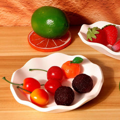 DIY Wave Flower Shape Silicone Candle Tray Mold