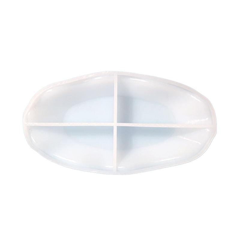 DIY Wave Flower Shape Silicone Candle Tray Mold