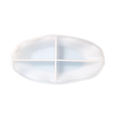 DIY Wave Flower Shape Silicone Candle Tray Mold