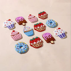 6pcs Nordic Cake Fridge Magnets 3D Cartoon Decorative Stickers