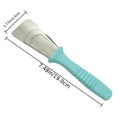 2pcs Stainless Steel Deicing Shovel Refrigerator Deicer Ice Scraper
