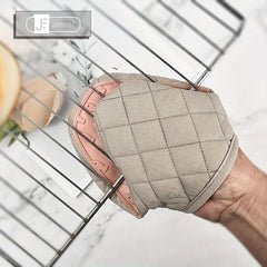 Silicone Oven Mitts Heat Resistant Double Layer Baking Insulation Gloves