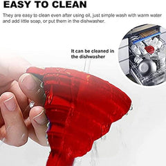 4pcs Mini Funnel Silicone Collapsible for Water Liquid Kitchen Gadgets