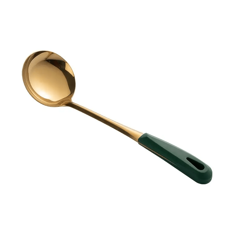 Stainless Steel Large Soup Spoon for Thickened Cooking and Kitchen Colander