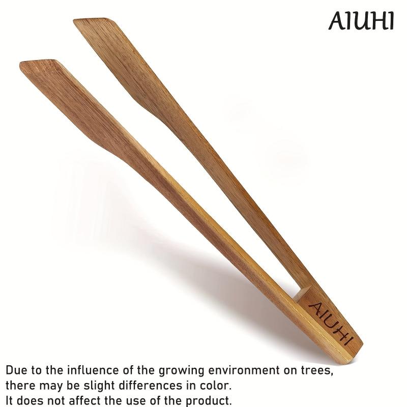 Wooden Food Tongs for Kitchen Cooking Utensils