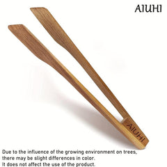 Wooden Food Tongs for Kitchen Cooking Utensils