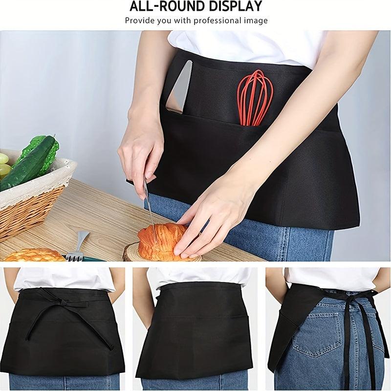 Polyester Waist Apron Waterproof Kitchen Workwear