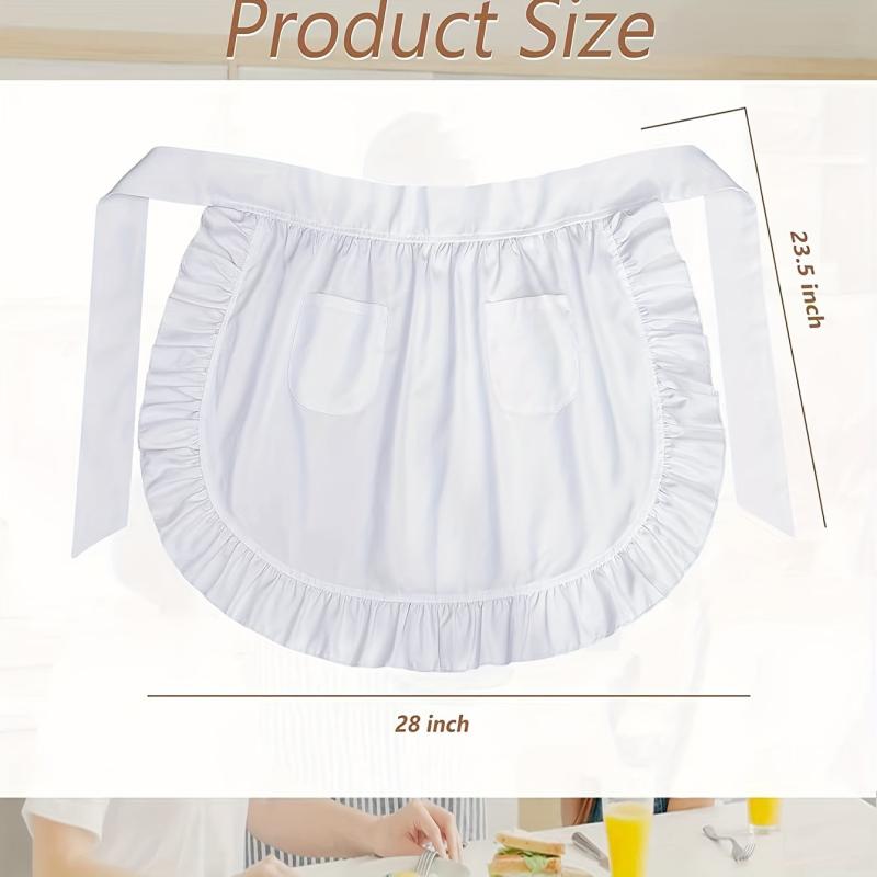 Polyester Waist Apron Waterproof Kitchen Workwear