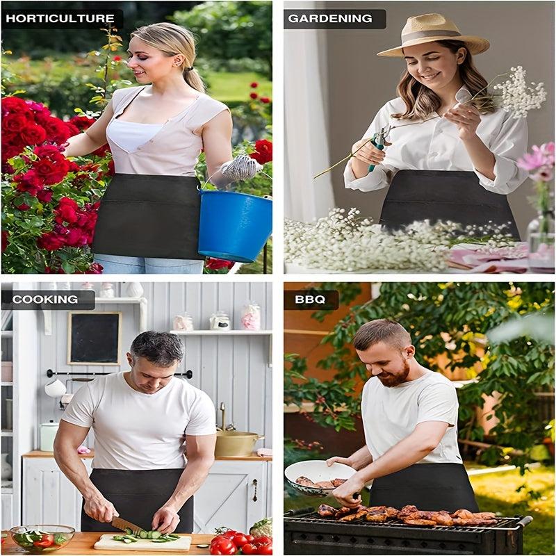 Polyester Waist Apron Waterproof Kitchen Workwear
