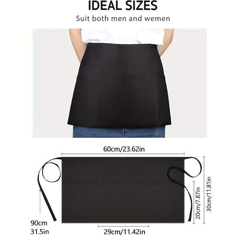 Polyester Waist Apron Waterproof Kitchen Workwear