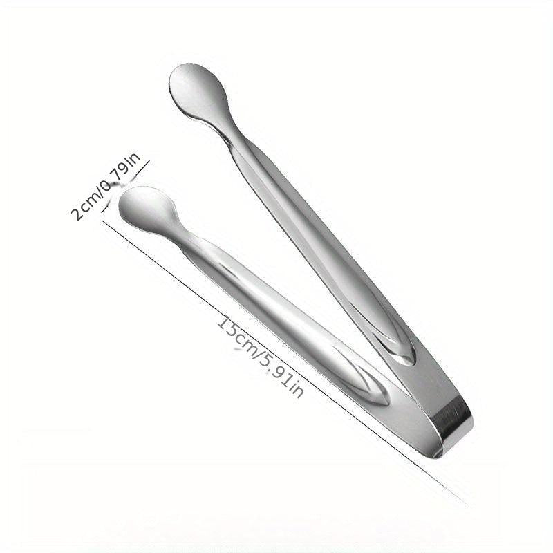 Stainless Steel Ice Cube Tongs Bread Baking Clips