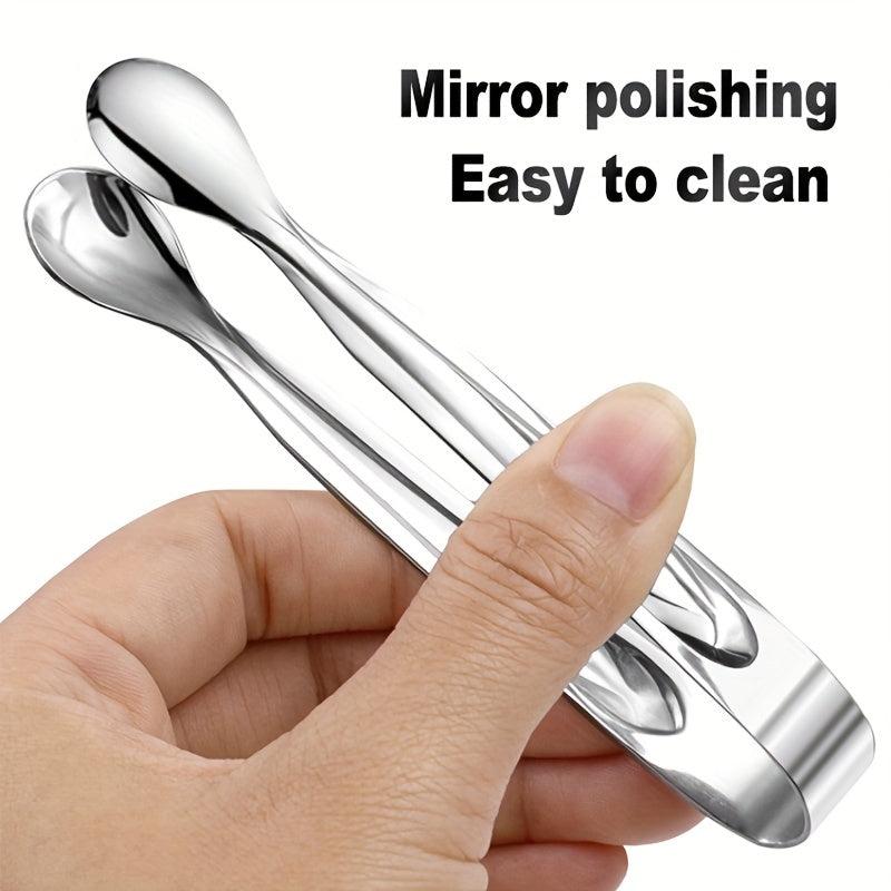 Stainless Steel Ice Cube Tongs Bread Baking Clips