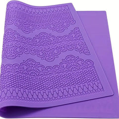 Lace Fondant Mold for Cupcakes and Cakes Silicone Embossing Mat