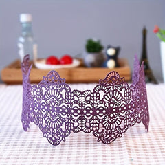Lace Fondant Mold for Cupcakes and Cakes Silicone Embossing Mat
