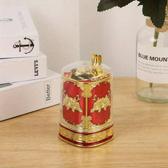Retro Automatic Pop up Toothpick Holder Transparent Toothpick Container