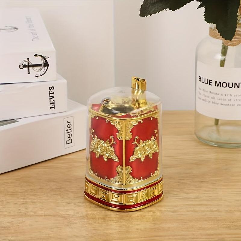 Retro Automatic Pop up Toothpick Holder Transparent Toothpick Container