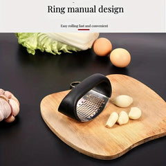 Stainless Steel Garlic Press Rocker Metal Garlic Mincer