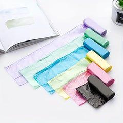 5 Rolls Garbage Bag Thickened Kitchen Trash Bags Leak Proof Rubbish Bags