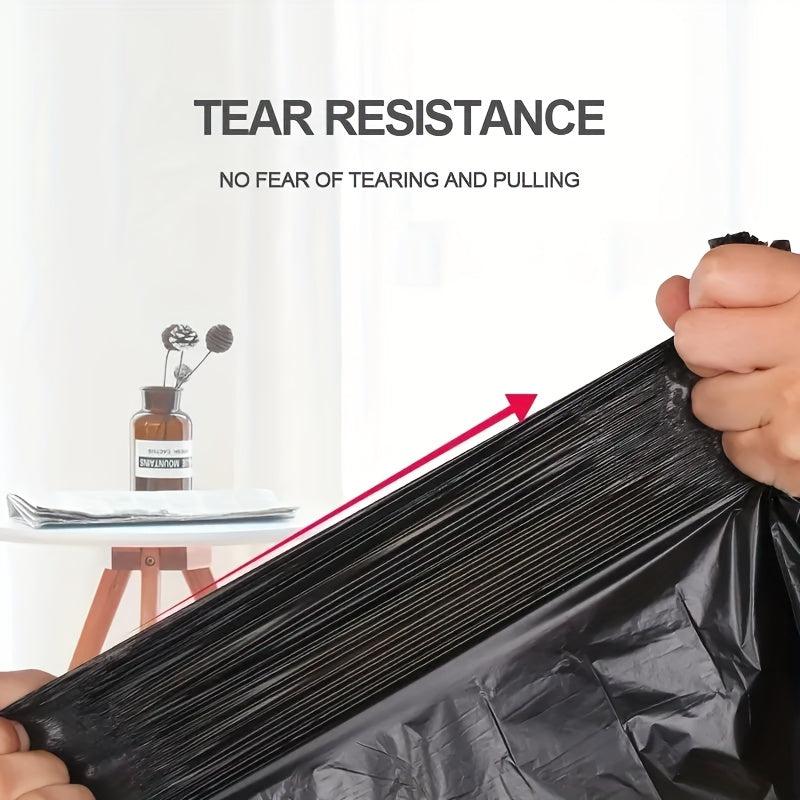 5 Rolls Garbage Bag Thickened Kitchen Trash Bags Leak Proof Rubbish Bags
