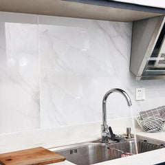Waterproof Stove Backsplash Stickers Clear Self Adhesive Wallpaper