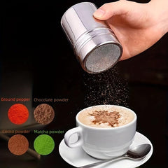 4pcs Powdered Sugar Shaker Cocoa Powder Mesh - Flour Dispenser Shaker