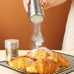 4pcs Powdered Sugar Shaker Cocoa Powder Mesh - Flour Dispenser Shaker