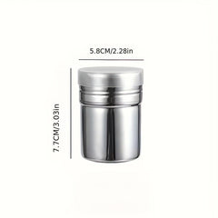 4pcs Powdered Sugar Shaker Cocoa Powder Mesh - Flour Dispenser Shaker