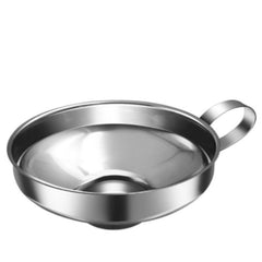 1pc Wide Mouth Funnel Heat Resistant Stainless Steel