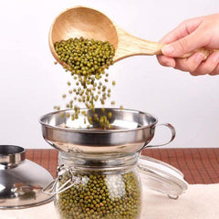 1pc Wide Mouth Funnel Heat Resistant Stainless Steel