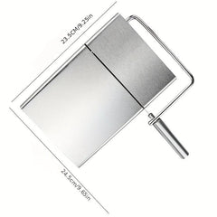 Stainless Steel Cheese Slicer with 5 Replaceable Wires