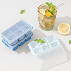 3pcs Mini Ice Cube Trays With Lids Small Ice Cube Molds for Freezer
