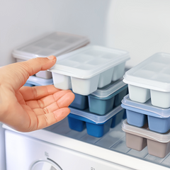 3pcs Mini Ice Cube Trays With Lids Small Ice Cube Molds for Freezer