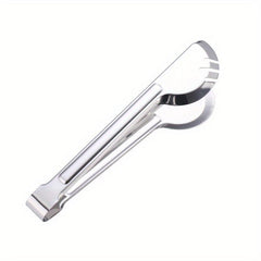 Golden Stainless Steel Food Tongs for Frying Fish Steak - Durable & Easy to Use