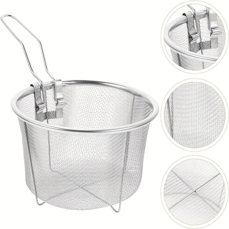 Stainless Steel Frying Basket Kitchen Cooking Tool