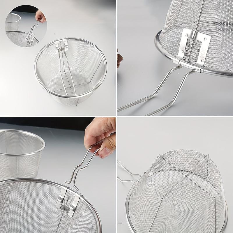 Stainless Steel Frying Basket Kitchen Cooking Tool