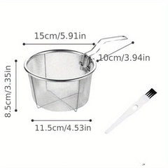 Stainless Steel Frying Basket Kitchen Cooking Tool