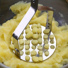 2pcs Stainless Steel Potato Masher with Non-Slip Handle