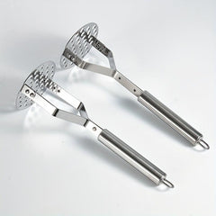 2pcs Stainless Steel Potato Masher with Non-Slip Handle