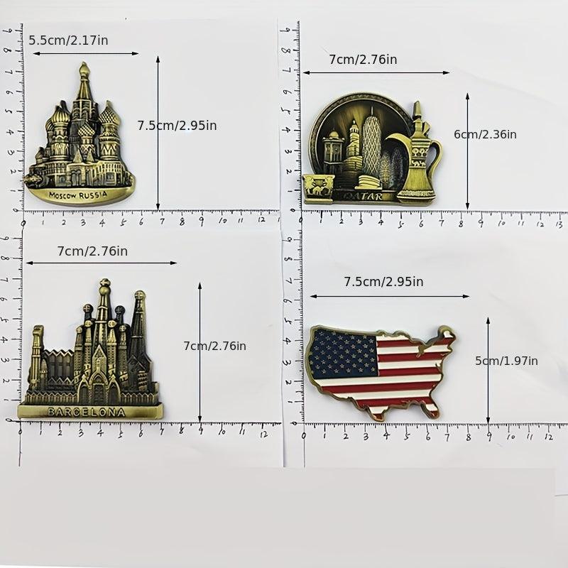 National Fridge Magnets Tourism Souvenirs Whiteboard Sticker