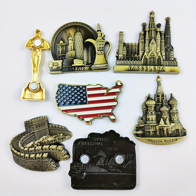 National Fridge Magnets Tourism Souvenirs Whiteboard Sticker