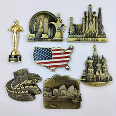 National Fridge Magnets Tourism Souvenirs Whiteboard Sticker