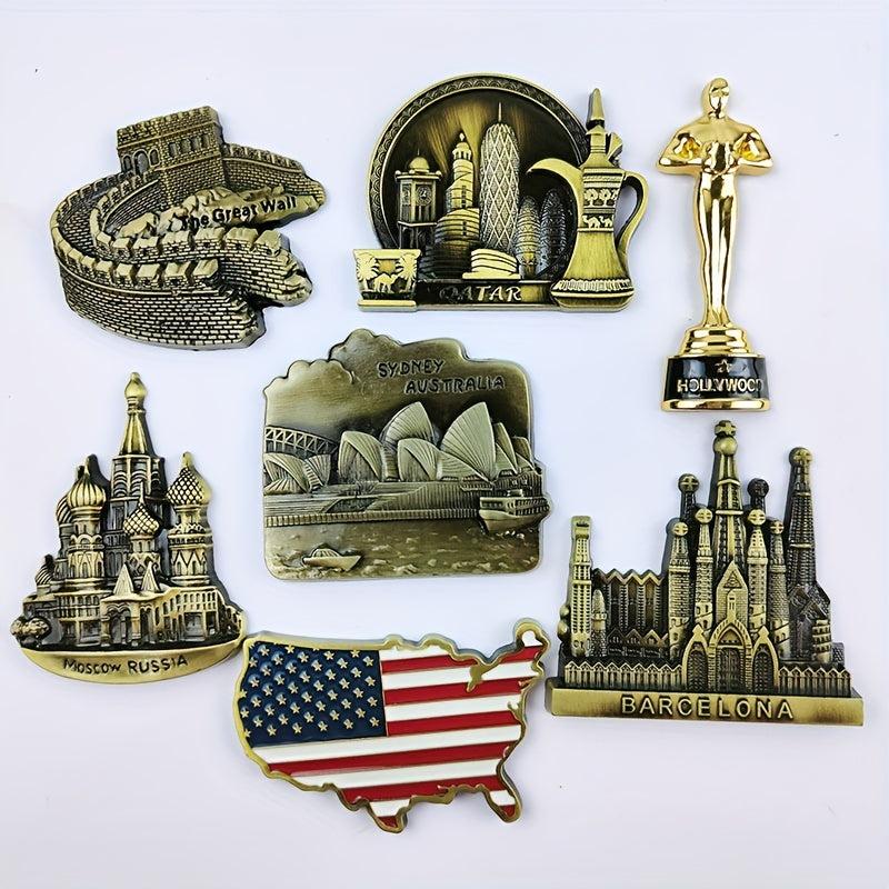 National Fridge Magnets Tourism Souvenirs Whiteboard Sticker