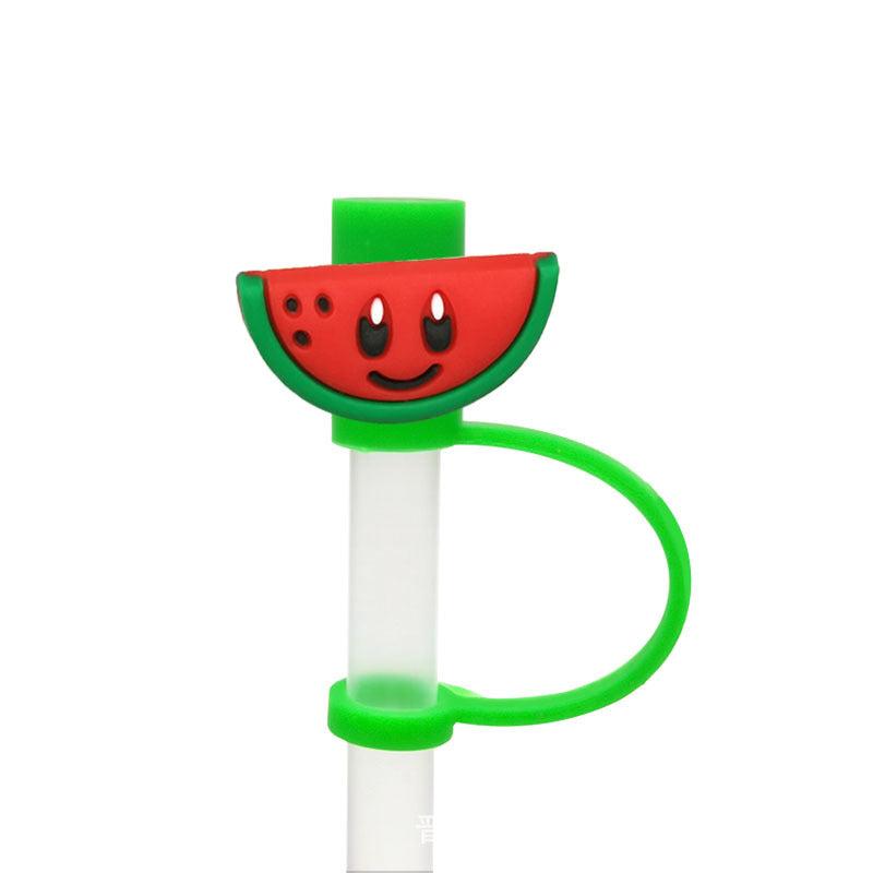 2pcs Fruit Shaped Silicone Dustproof Plug for Straw Cups