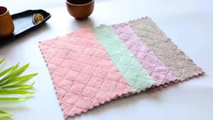 10pcs Microfiber Dish Cloths Coral Velvet Double sided Soft Absorbent Towels