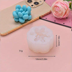 3D Silicone Succulent Plant Chocolate Mold for Candy Fondant Baking