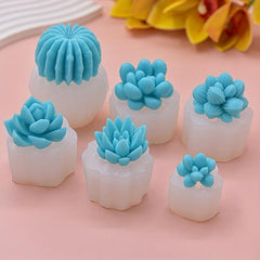 3D Silicone Succulent Plant Chocolate Mold for Candy Fondant Baking
