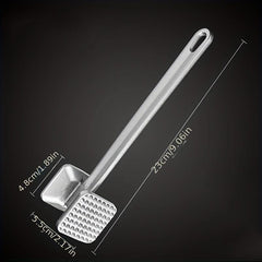 Stainless Steel Double-Sided Meat Hammer for Tenderizing Chicken Beef Pork
